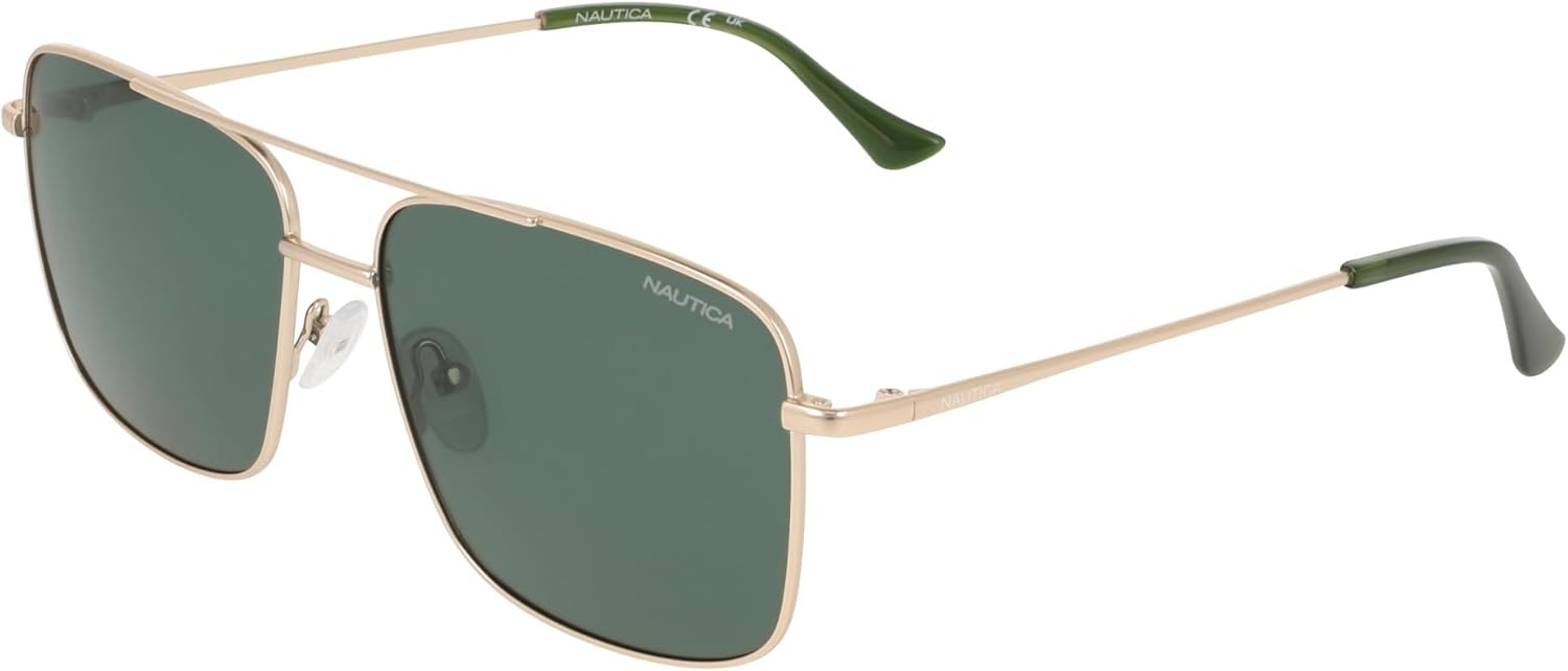 image:imageNautica mens N112sp Aviator SunglassesGold