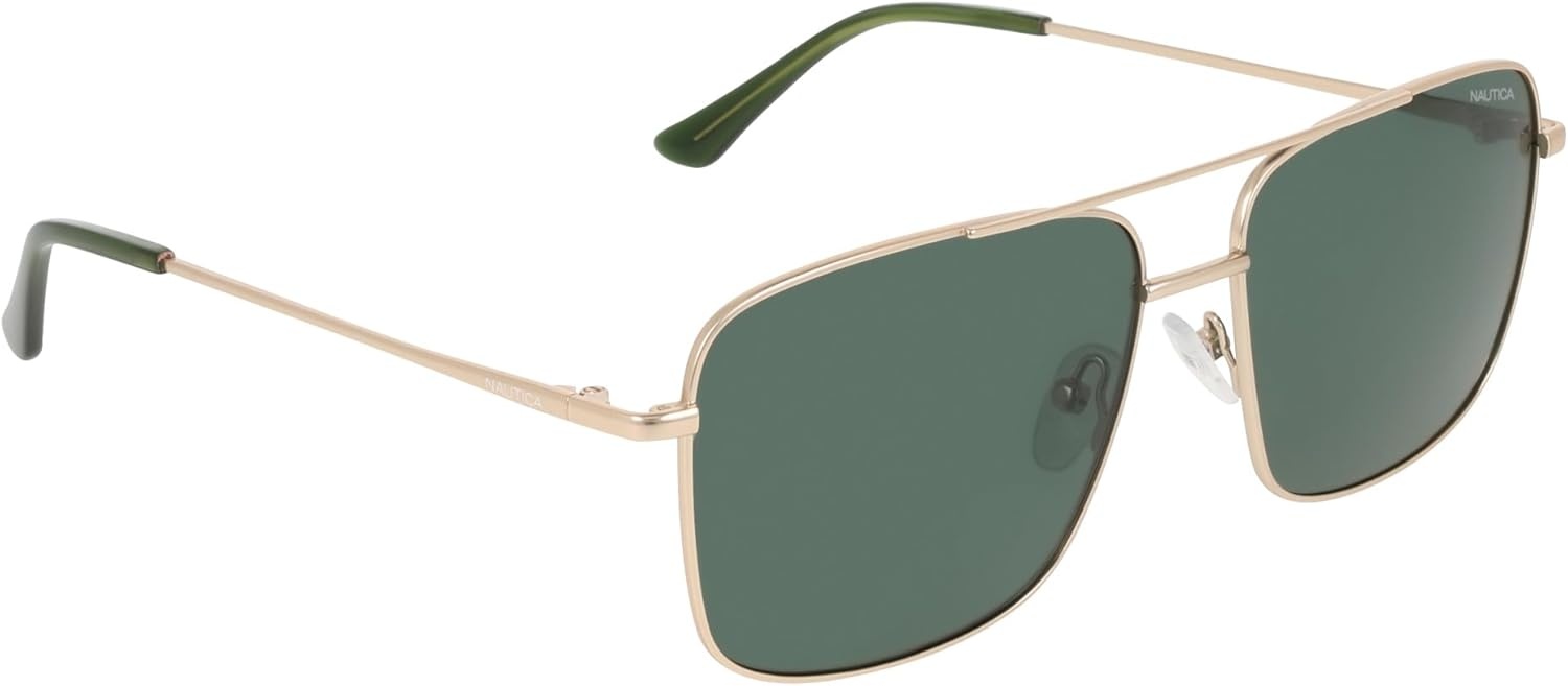 image:imageNautica mens N112sp Aviator SunglassesGold