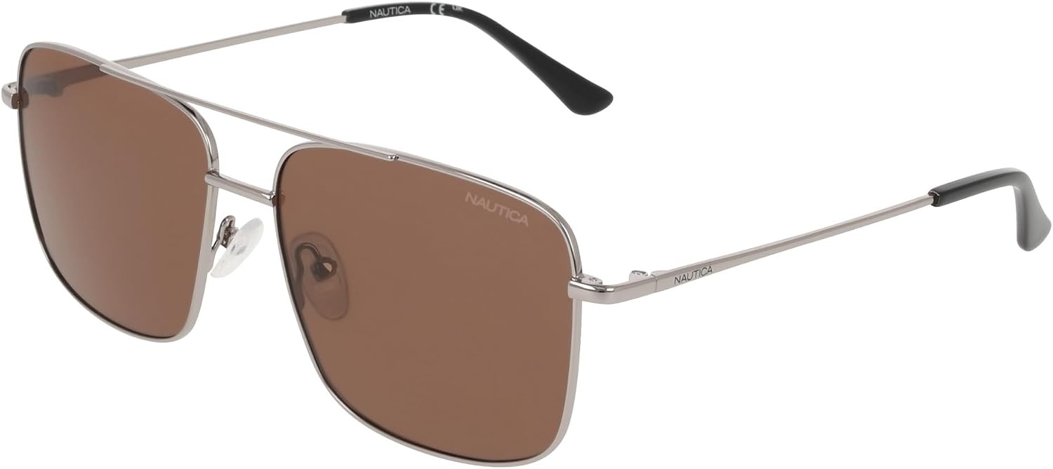 image:imageNautica mens N112sp Aviator SunglassesGunmetal