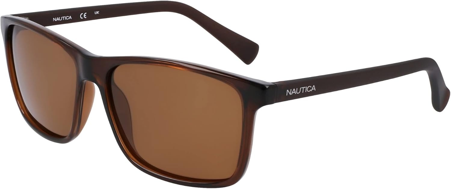 image:imageNautica mens N2246s Rectangular SunglassesCrystal Brown