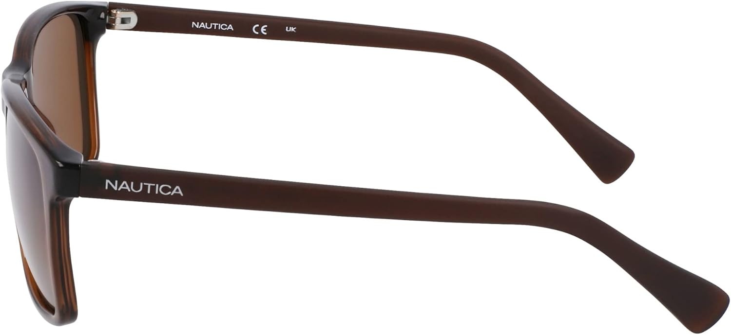 image:imageNautica mens N2246s Rectangular SunglassesCrystal Brown