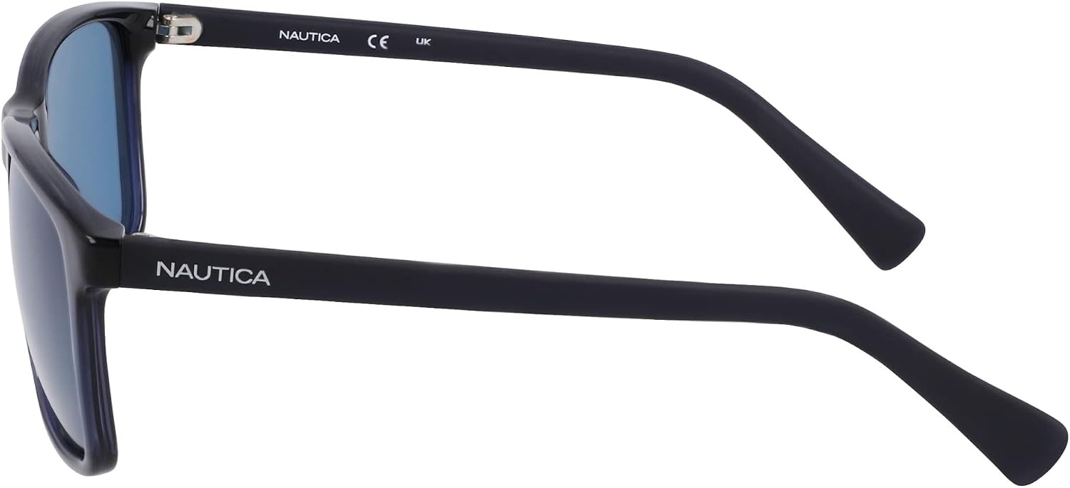 image:imageNautica mens N2246s Rectangular SunglassesCrystal Navy