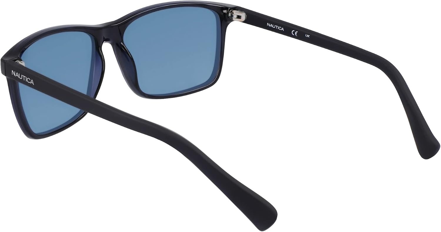image:imageNautica mens N2246s Rectangular SunglassesCrystal Navy