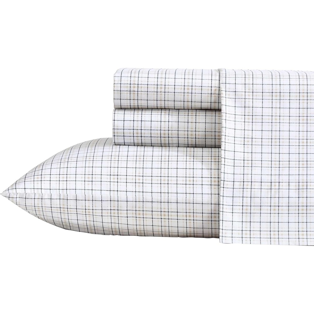 image:imageNautica Twin XL Size Sheets Set Crisp amp Tailored Floral Bedding with a Smooth Cotton Percale Bed Sheets with Matching Pillowcase amp Fitted Sheet Breezy Bloom BlueMalor Plaid