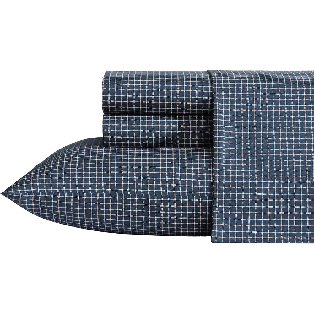 image:imageNautica Twin XL Size Sheets Set Crisp amp Tailored Floral Bedding with a Smooth Cotton Percale Bed Sheets with Matching Pillowcase amp Fitted Sheet Breezy Bloom BlueReece Plaid