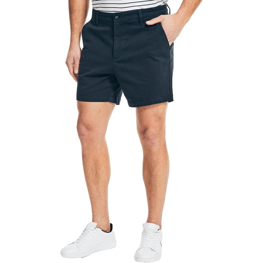 image:imageNautica Mens 6 Deck ShortFrench Navy