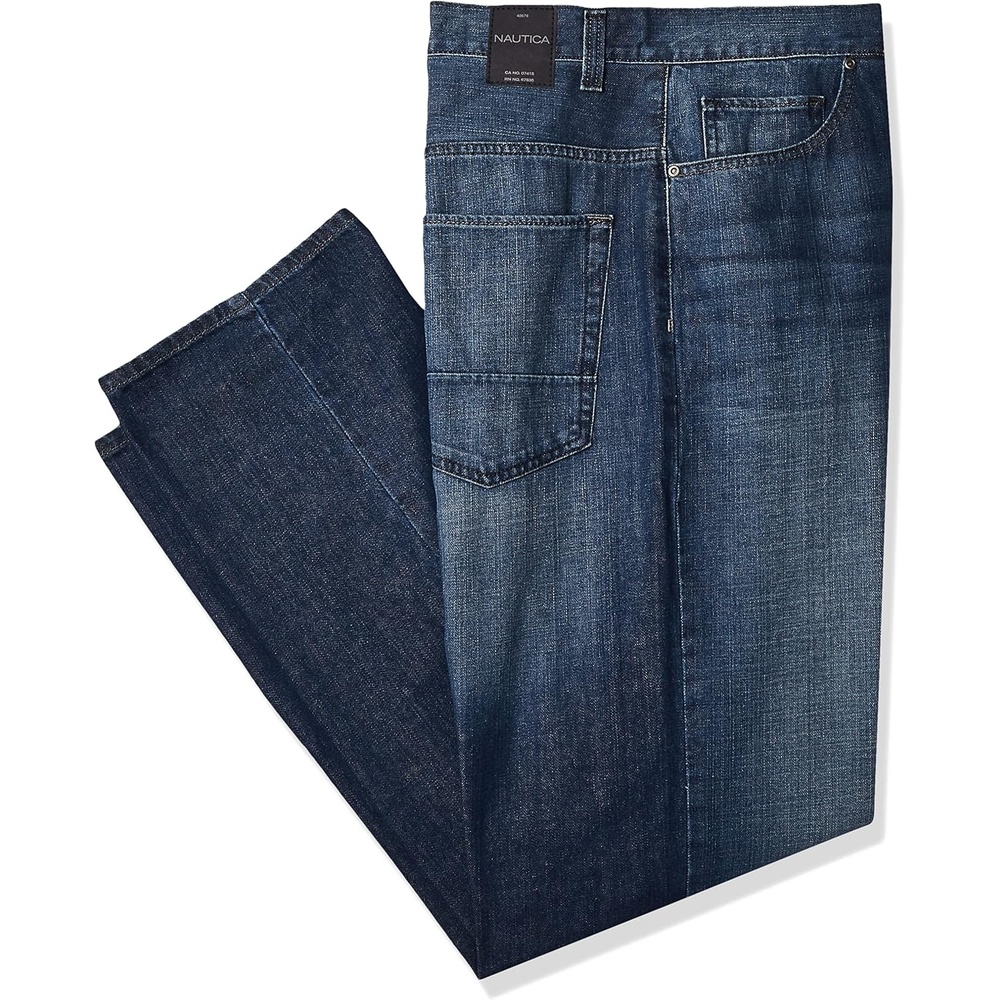 image:imageNautica Mens Big and Tall Relaxed Fit JeanGlacier Blue Wash
