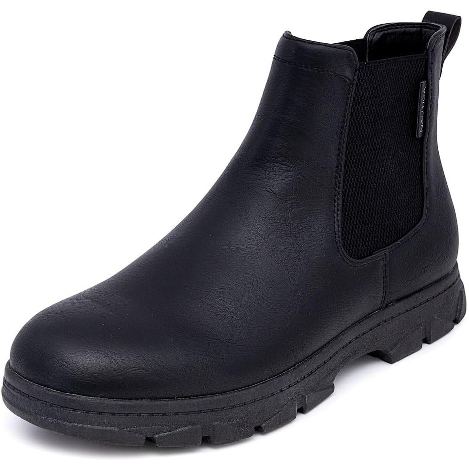 image:imageNautica Mens Chelsea Boot SlipOn Dress Ankle Shoe Chukka Desert BootsWuzerBlack Smooth