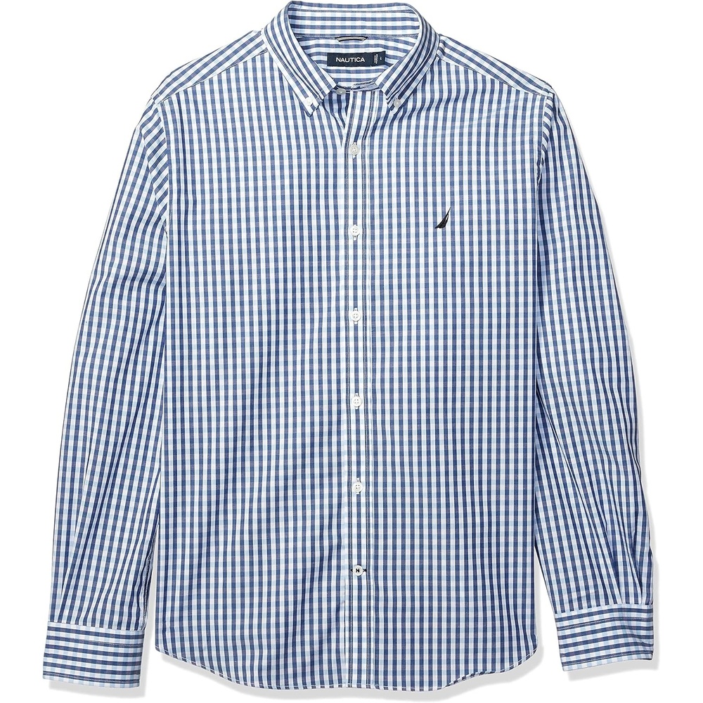 image:imageNautica Mens Classic Button Down ShirtPorthole Blue