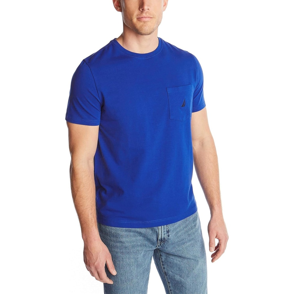 image:imageNautica Mens Classic Fit Pocket TShirtBright Cobalt