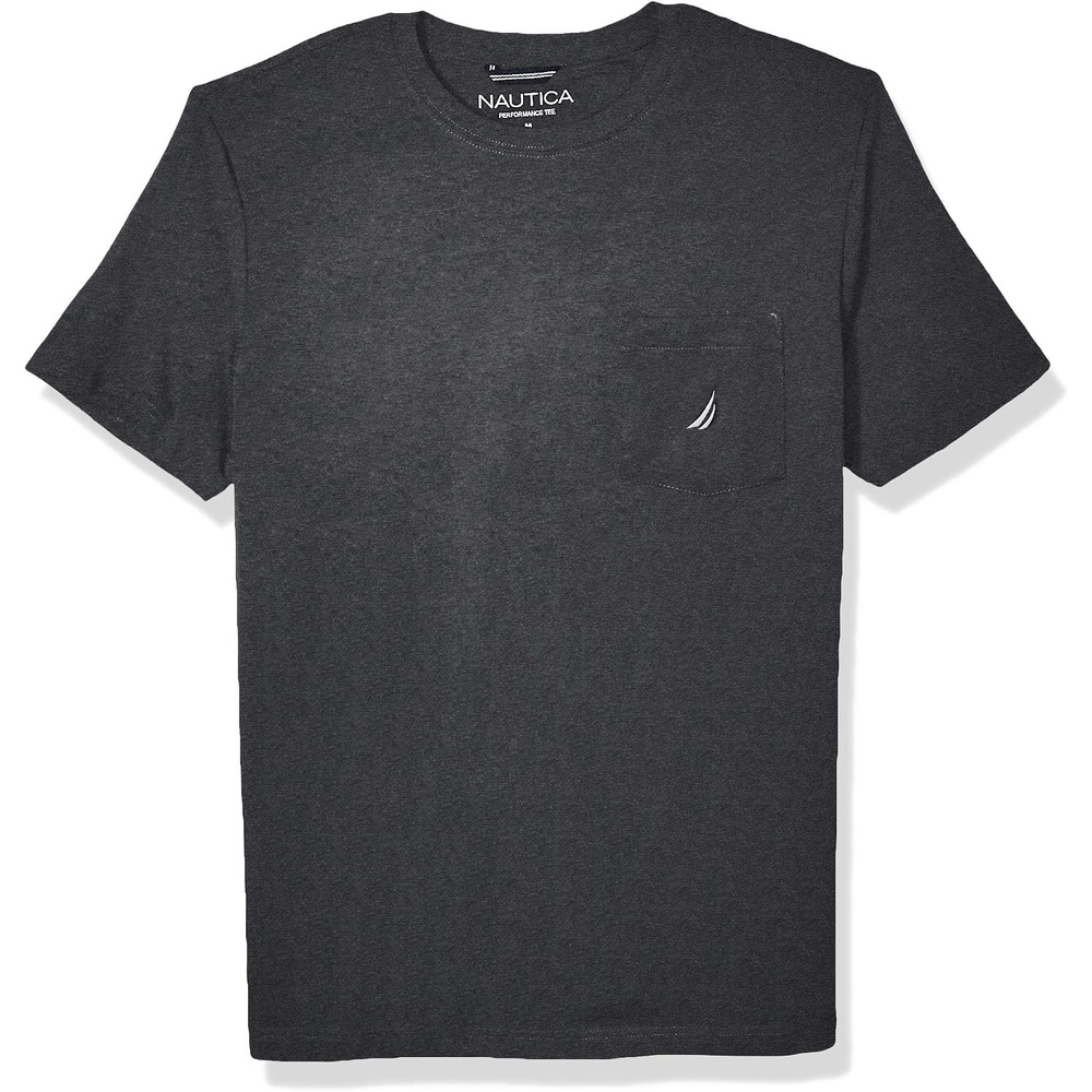 image:imageNautica Mens Classic Fit Pocket TShirtCharcoal Heather