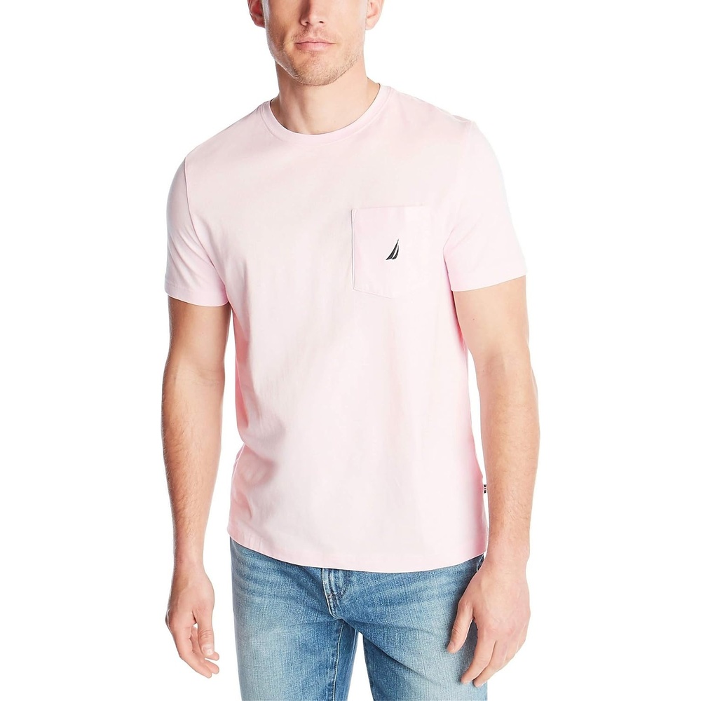 image:imageNautica Mens Classic Fit Pocket TShirtCradle Pink