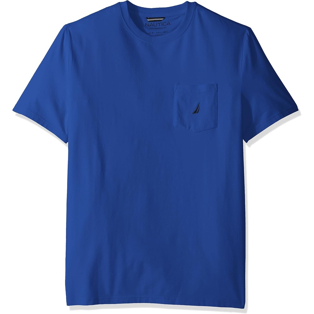 image:imageNautica Mens Classic Fit Pocket TShirtFrench Blue Dark