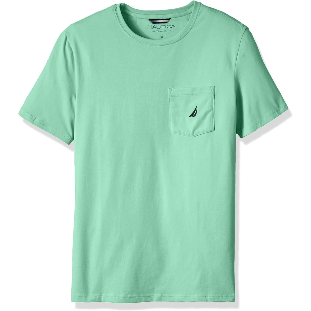 image:imageNautica Mens Classic Fit Pocket TShirtMint Spring