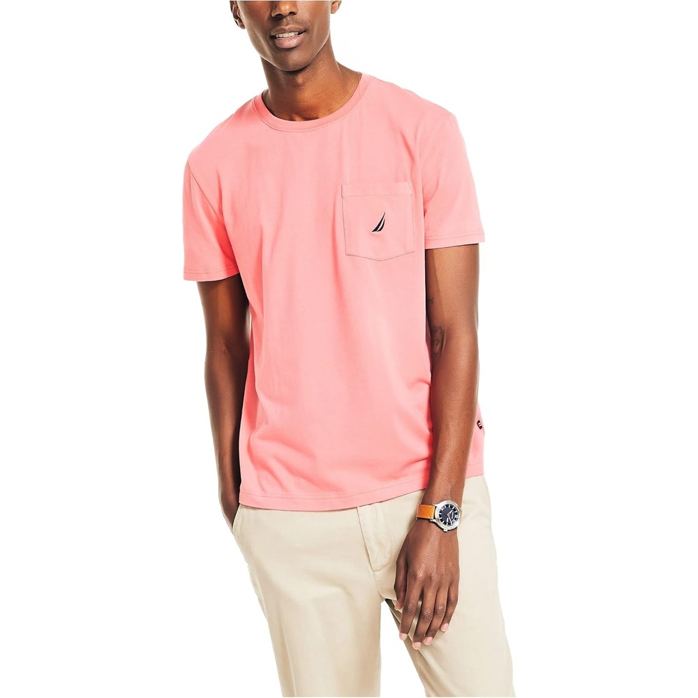 image:imageNautica Mens Classic Fit Pocket TShirtTeaberry