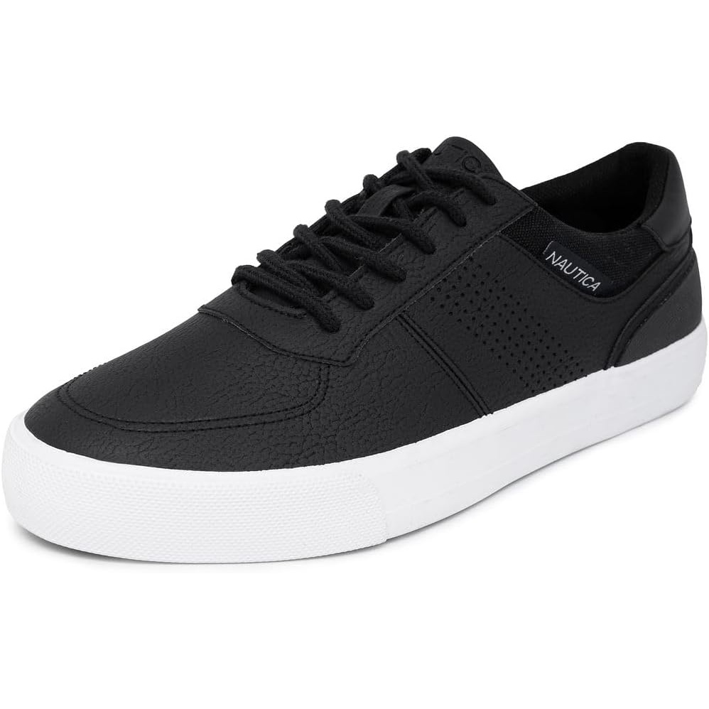 image:imageNautica Mens Classic LaceUp Boat Shoes Low Top Fashion Sneaker Stylish and Comfortable Casual ShoeBlacktriston