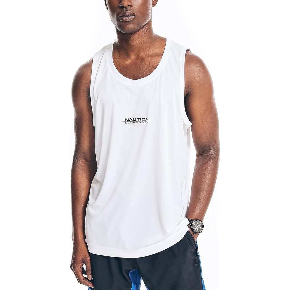 image:imageNautica Mens Competition Sustainably Crafted TankBright White