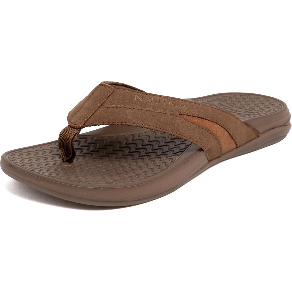 image:imageNautica Mens Flip Flop Beach Sandal Boat Slide Water SlippersTandanix