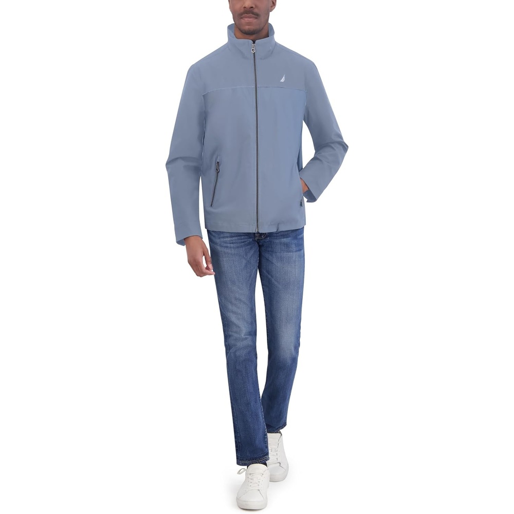 image:imageNautica Mens Golf Jacket Casual Wear Windbreaker Jacket Regular Big amp Tall SizesCobalt