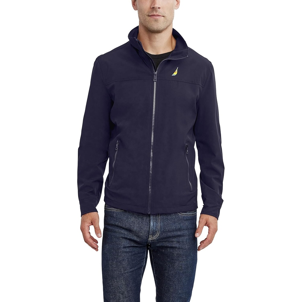 image:imageNautica Mens Golf Jacket Casual Wear Windbreaker Jacket Regular Big amp Tall SizesM Navy