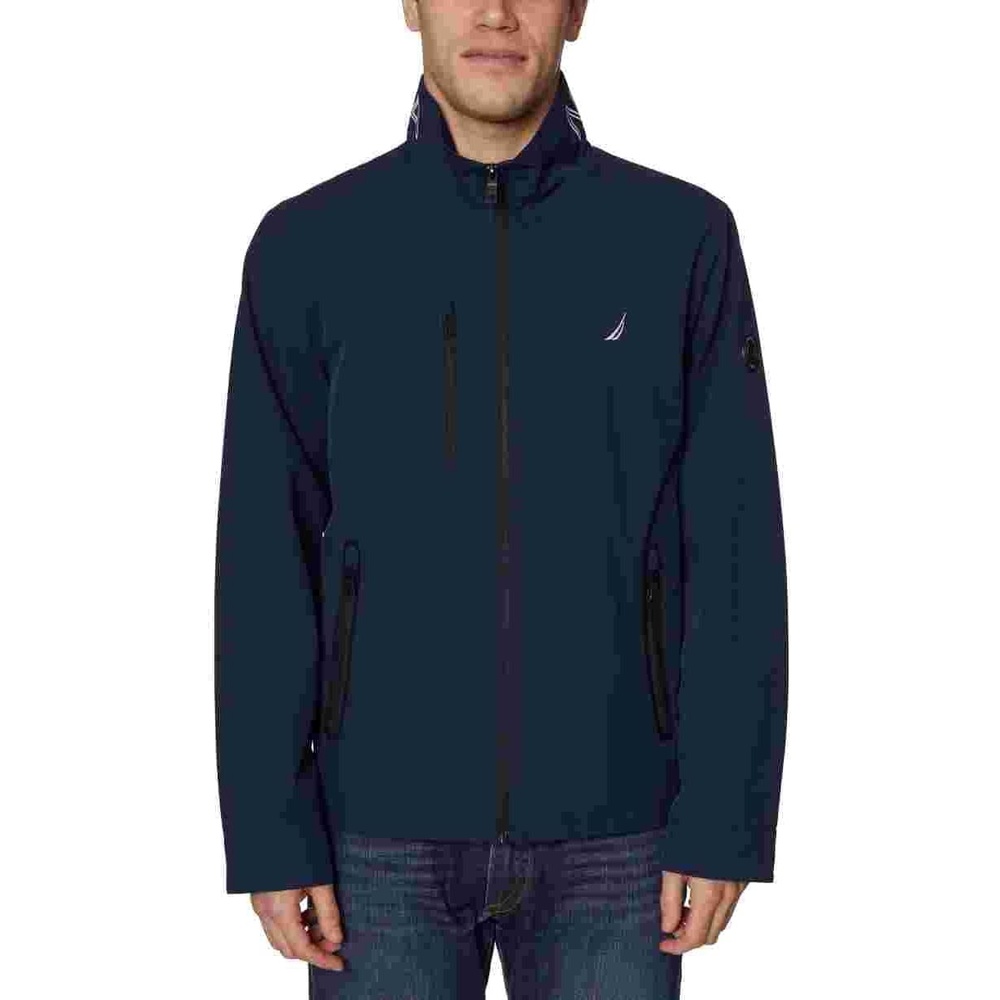 image:imageNautica Mens Golf Jacket  Casual Wear Windbreaker Jacket Regular Big amp Tall SizesNavy