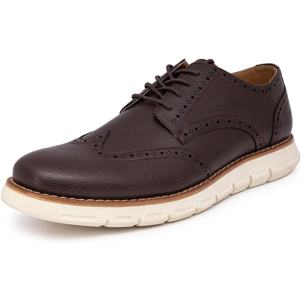 image:imageNautica Mens Knit Dress Oxford Dress Sneakers Breathable Stylish Lightweight amp Comfortable Ideal for Business or WalkingBrown Pebbled