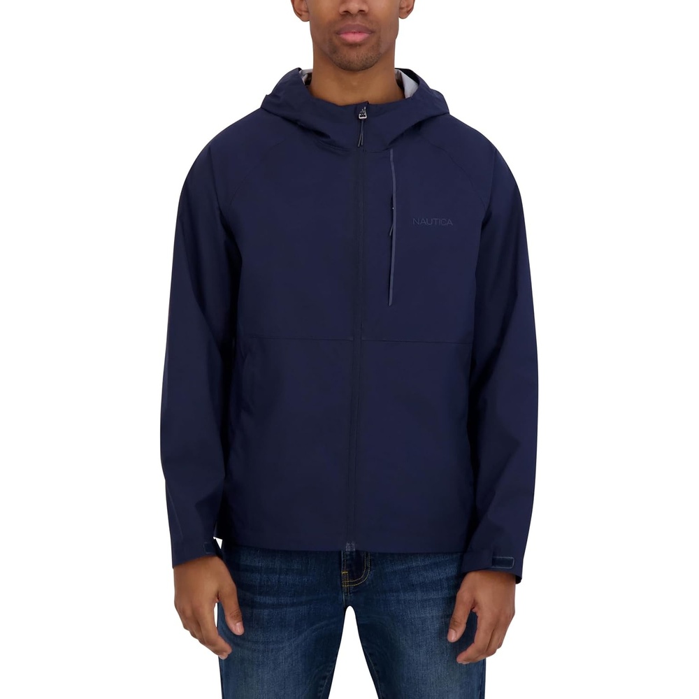 image:imageNautica Mens Lightweight Sailing Jacket Waterproof amp Windproof BreathableNavy