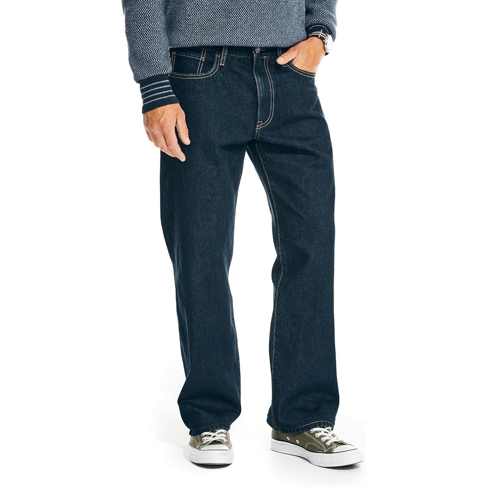 image:imageNautica Mens Loose Fit DenimPure Ocean Wash