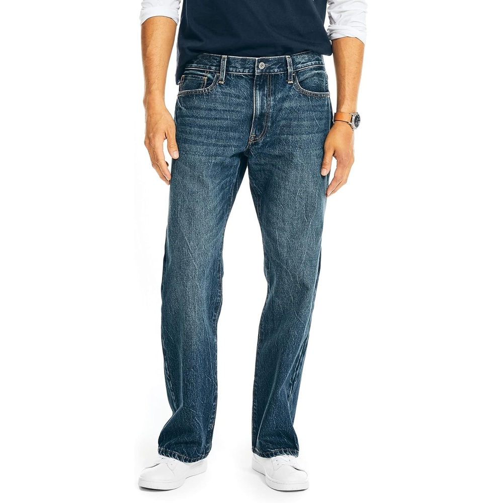 image:imageNautica Mens Loose Fit DenimSea Tide Wash