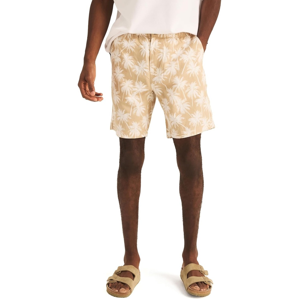 image:imageNautica Mens Nautica 85 Printed Linen Deck ShortTwill Chino