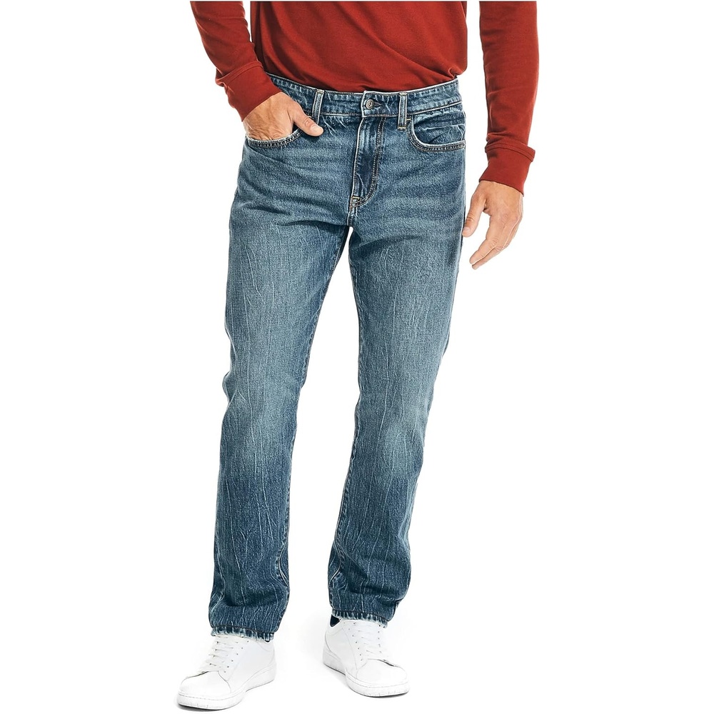 image:imageNautica Mens Nautica Athletic Slim Stretch DenimBotany Bay Wash