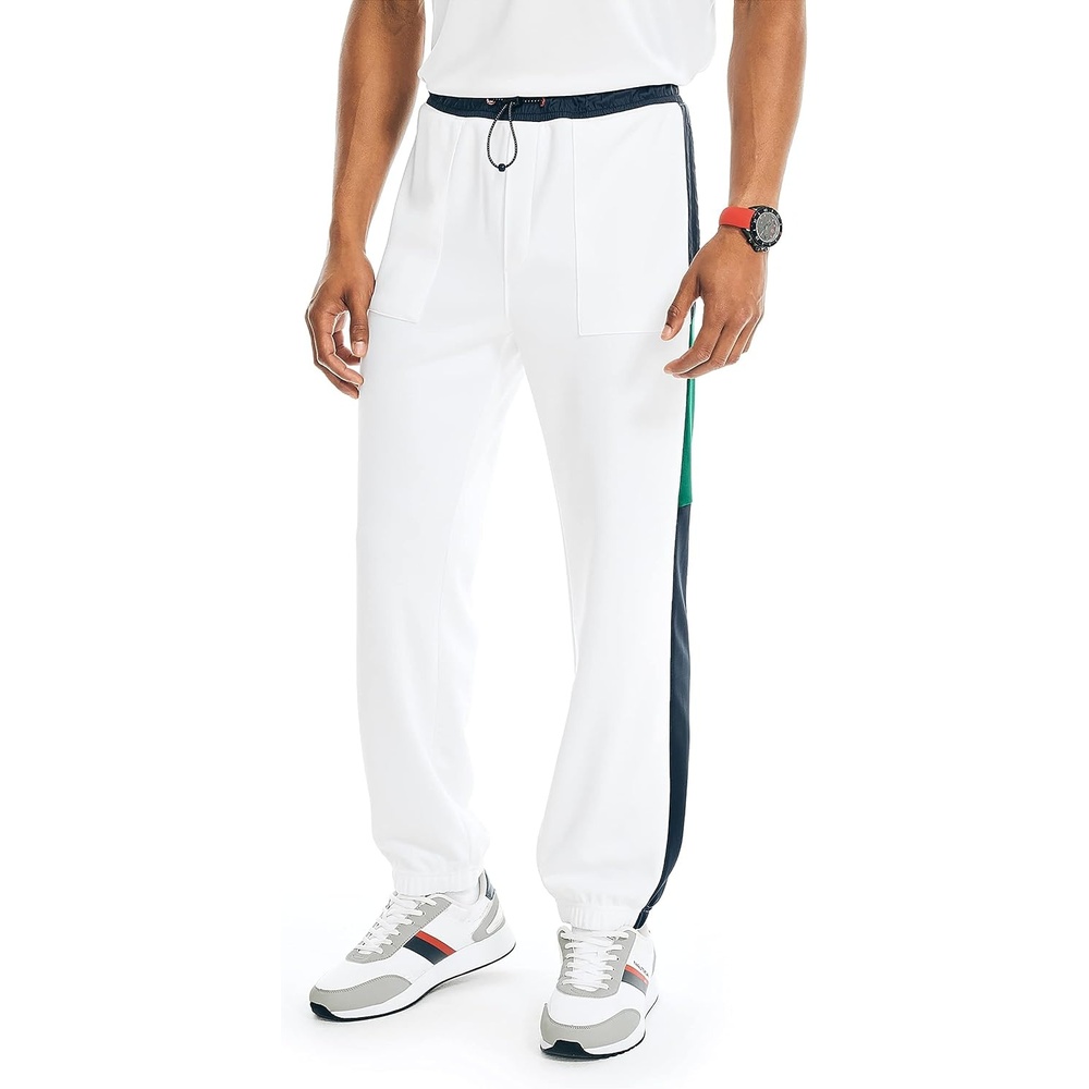 image:imageNautica Mens Nautica Competition Sustainably Crafted Performance Jogger PantsBright White