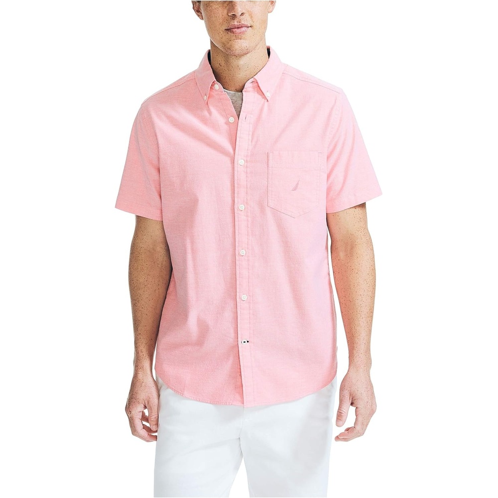 image:imageNautica Mens Nautica Mens Classic Fit Oxford ShirtSugar Coral