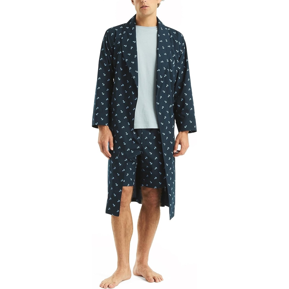 image:imageNautica Mens Nautica Sustainably Crafted Printed RobeMaritime Navy