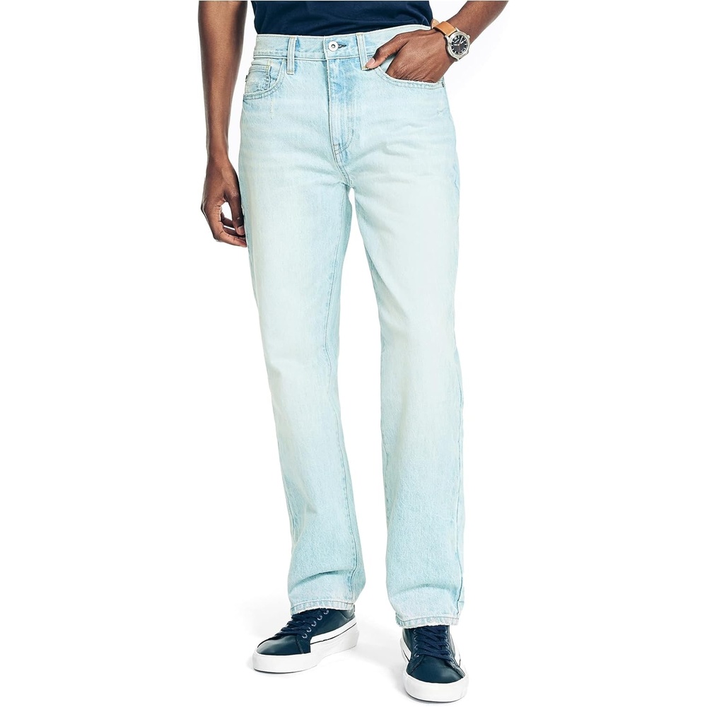 image:imageNautica Mens Relaxed Fit Denim JeansOcean Shallows Wash