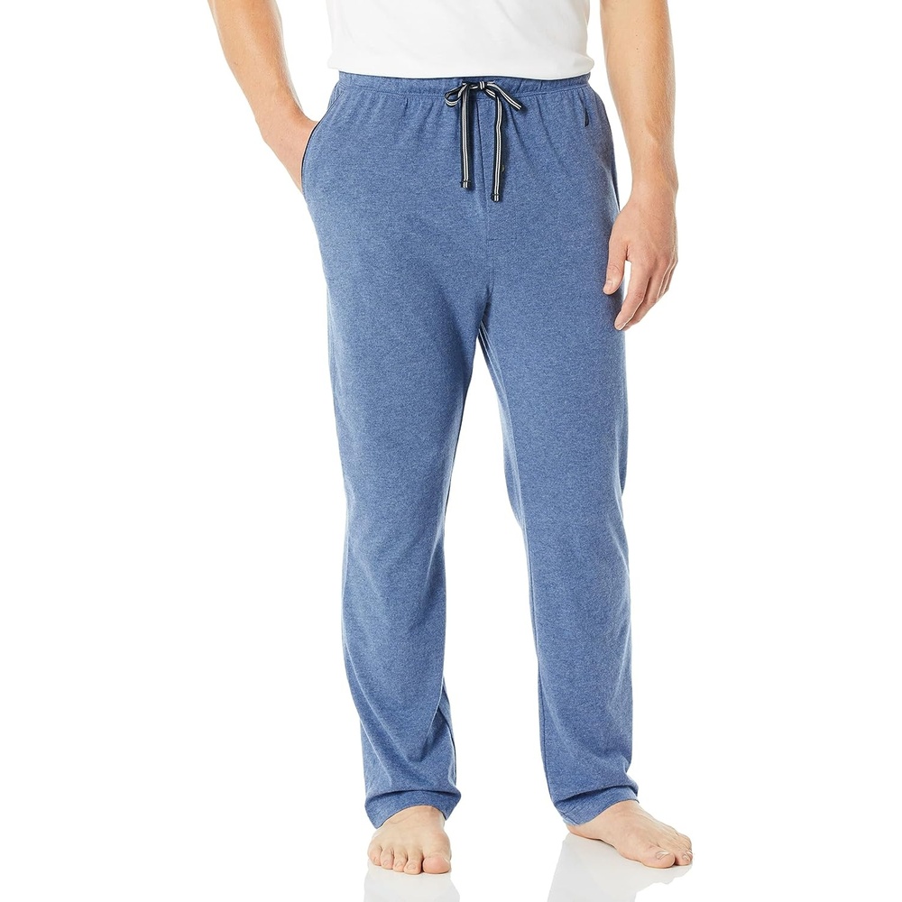image:imageNautica Mens Soft Knit Sleep Lounge PantBlue Indigo Heather