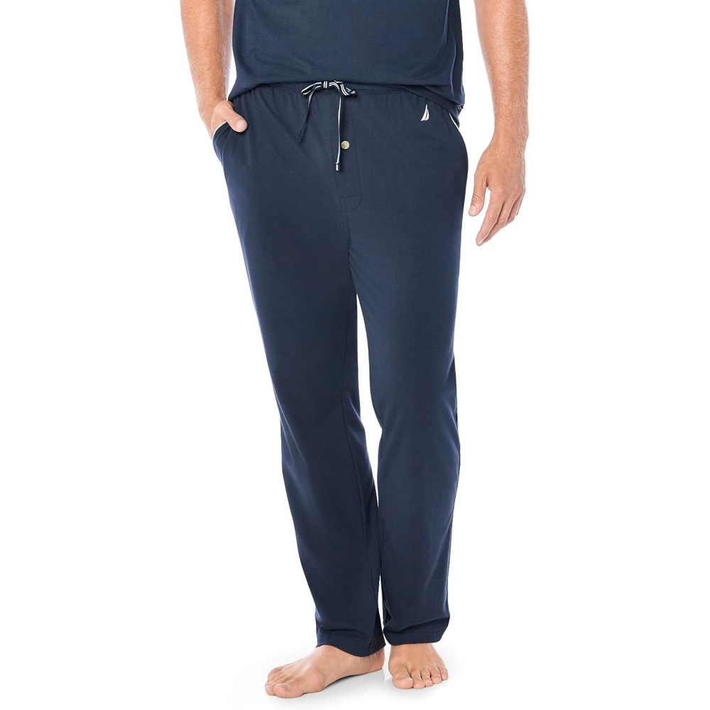 image:imageNautica Mens Soft Knit Sleep Lounge PantNavy