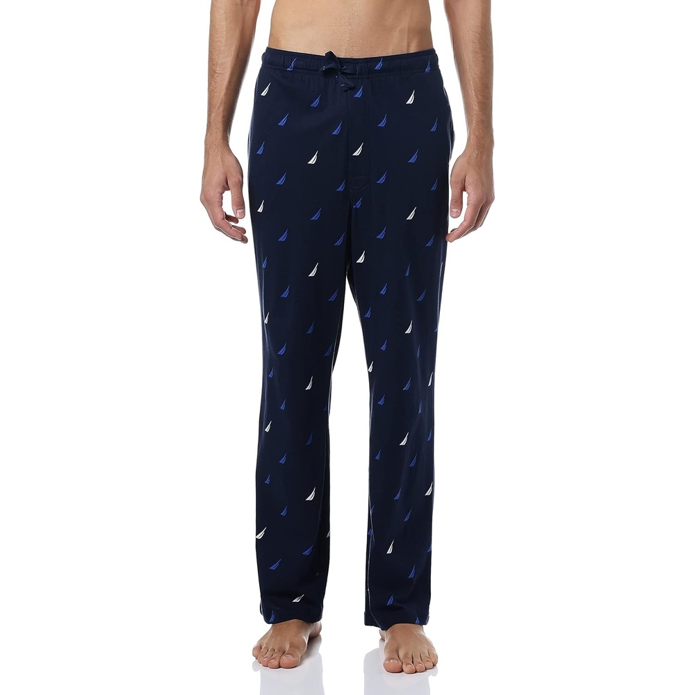 image:imageNautica Mens Soft Knit Sleep Lounge PantNavy Logo