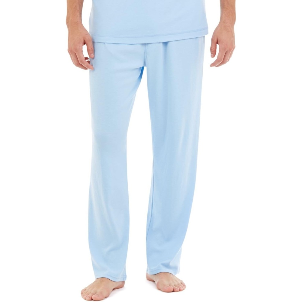 image:imageNautica Mens Soft Knit Sleep Lounge PantNoon Blue