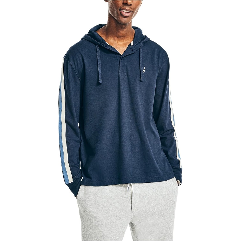 image:imageNautica Mens Sustainably Crafted Pullover HoodieNavy