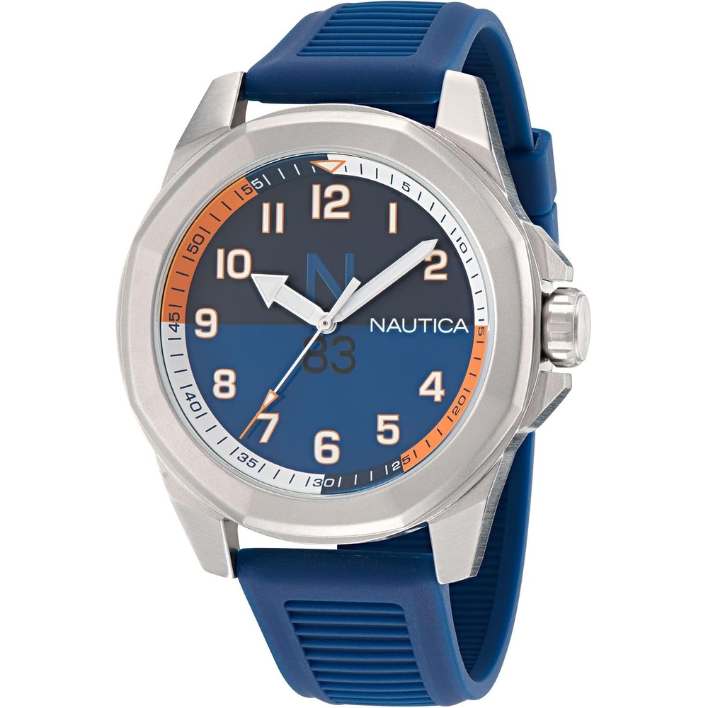 image:imageNautica Mens Tortuga Bay WatchBlueBlueSilver