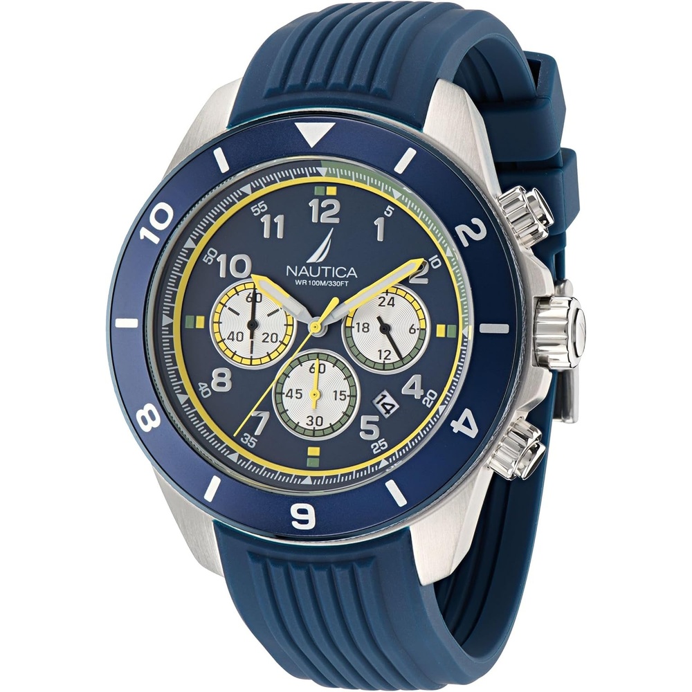image:imageNautica One Mens WatchBlueBlueSilver