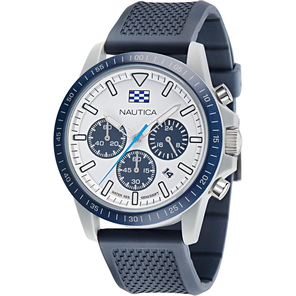 image:imageNautica One Mens WatchBlueWhiteBlue