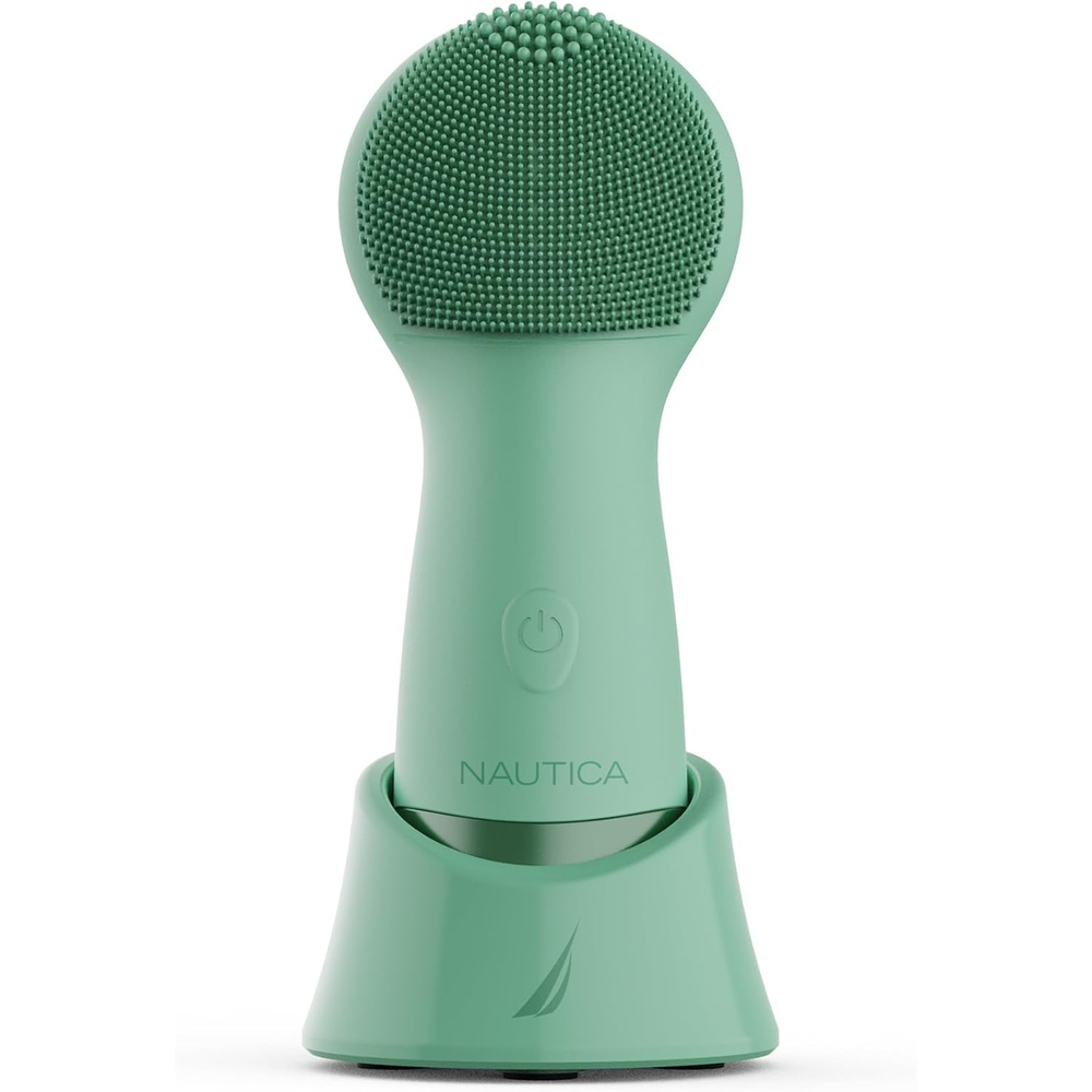 image:imageNautica PC130 Sonic Facial Cleansing Brush Made with Ultra Hygienic Soft Silicone Waterproof and Rechargeable Face Scrub Brush for Men amp Women MilkPond