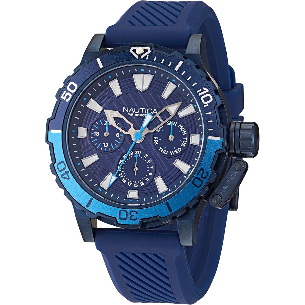 image:imageNautica Sporty Mens WatchBlueBlueBlue