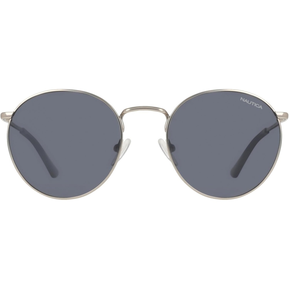image:imageNautica Unisex N110sp Round SunglassesMatte Silver