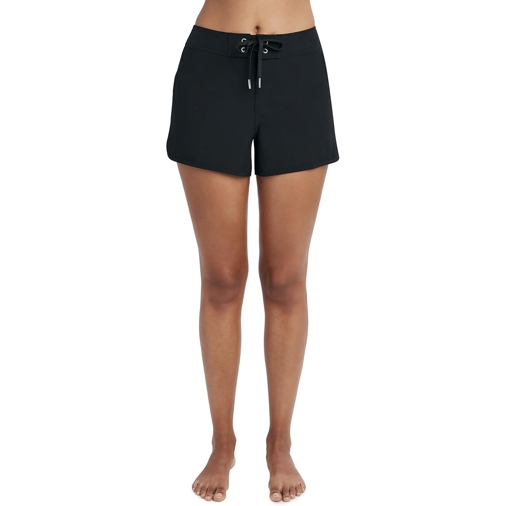 image:imageNautica Womens Board Shorts 3 Inseam QuickDry Swim Shorts Surf Beach Wear Bikini CoverupBlack
