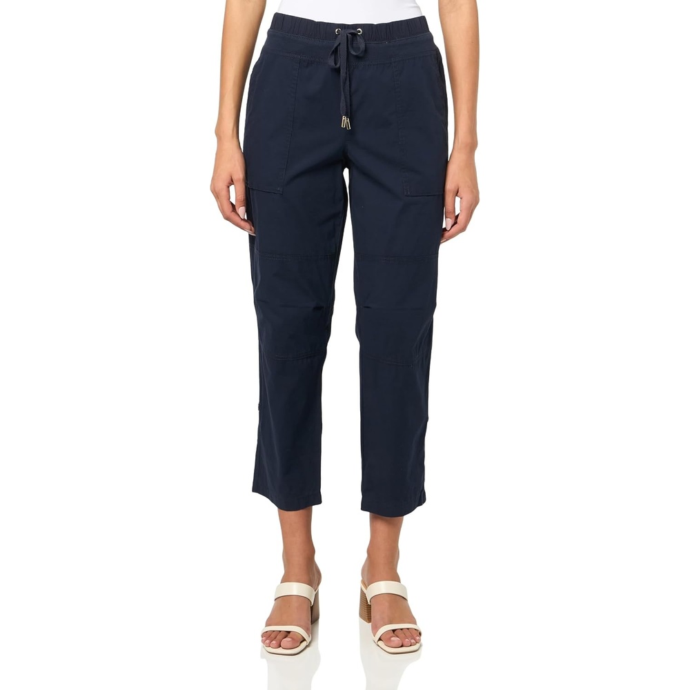 image:imageNautica Womens Cotton Poplin Caspian Utility PantNight Sky