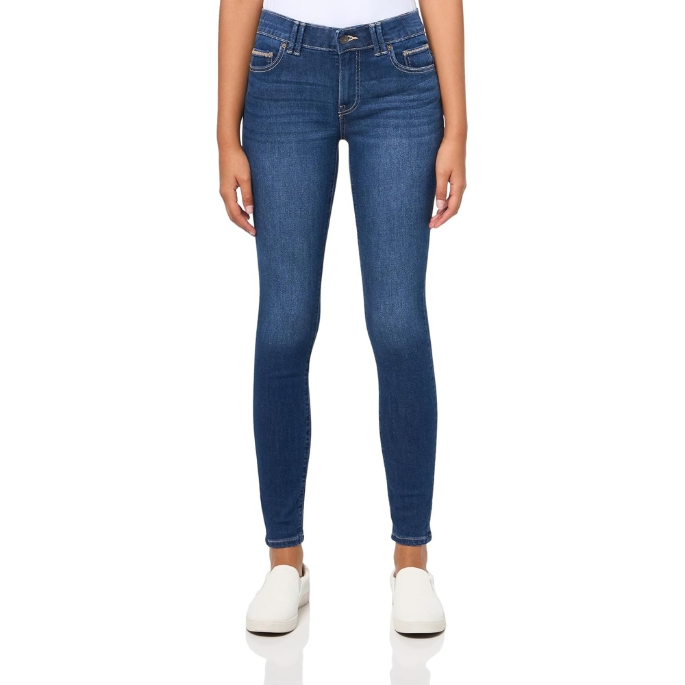 image:imageNautica Womens High Rise Skinny Mid Rise JeansLiberty Wash