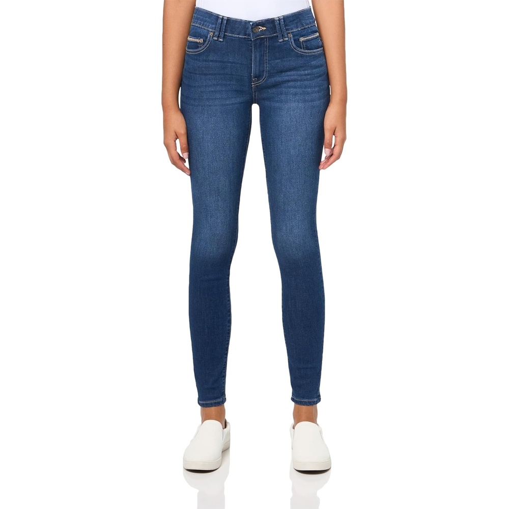 image:imageNautica Womens High Rise Skinny Mid Rise JeansNiagra Wash
